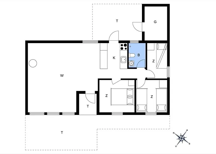 1582-aakirkeby-boesparken-2 Σπίτι διακοπών Vester Somarken